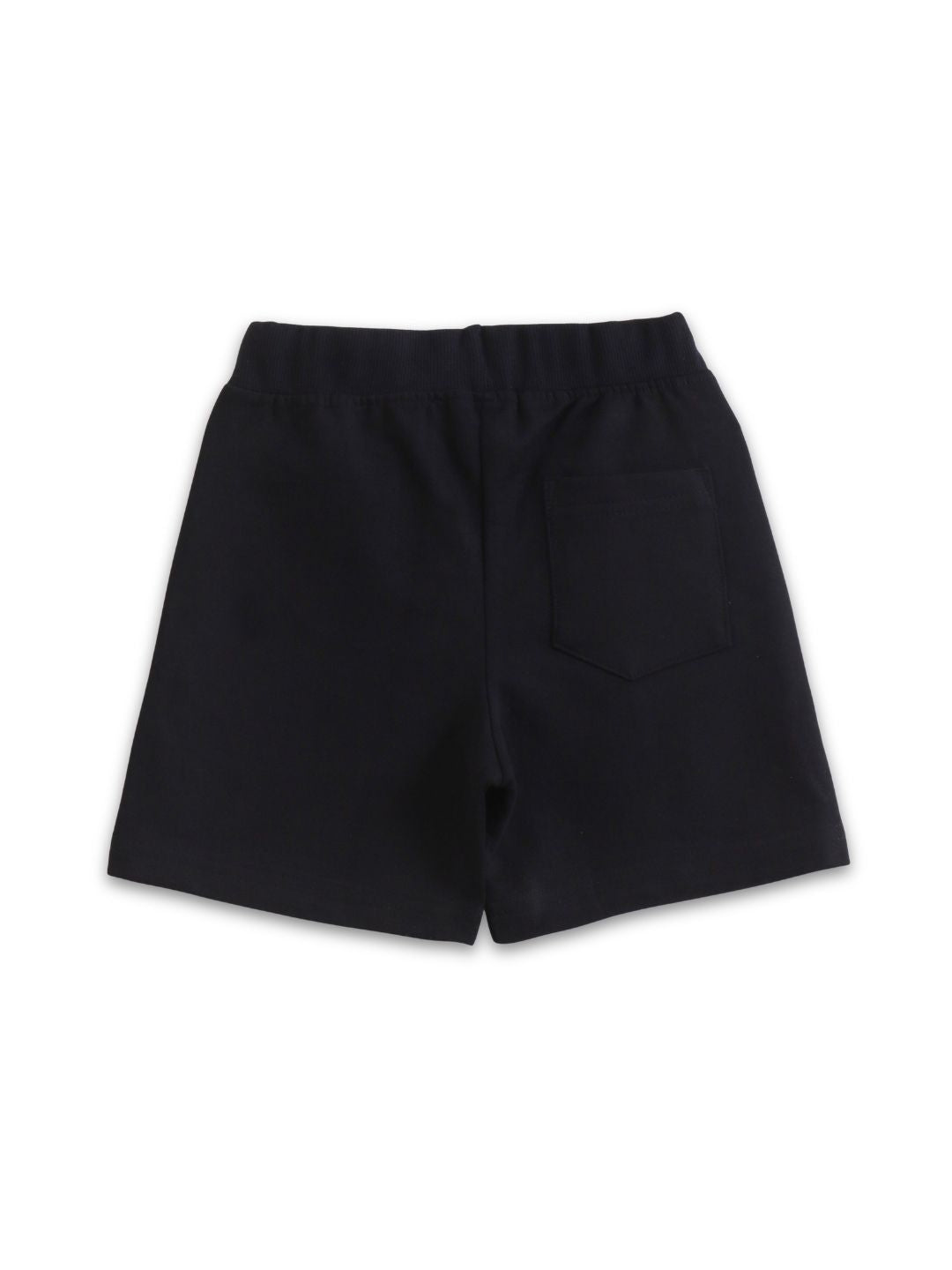 Navy Blue TMNT Power Strike Logo Graphic Kids Shorts