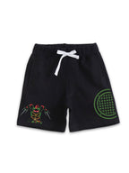 Navy Blue Raphael Ninja Turtle Sewer Strike Boys Shorts