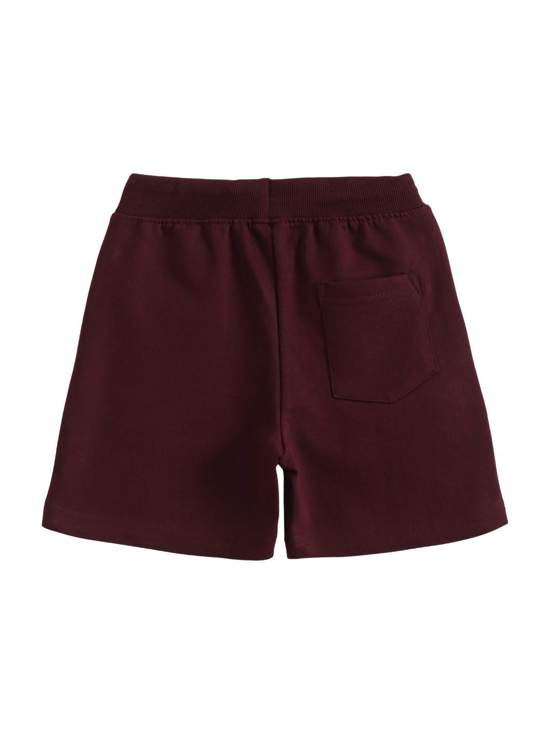 Maroon TMNT Turtle Shell Ninja Action Boys Shorts