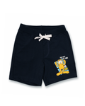 White “Jungle Friends” Kids Shorts 