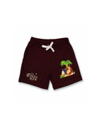 Black “No Idea Yaar” Motu Patlu Kids Shorts 