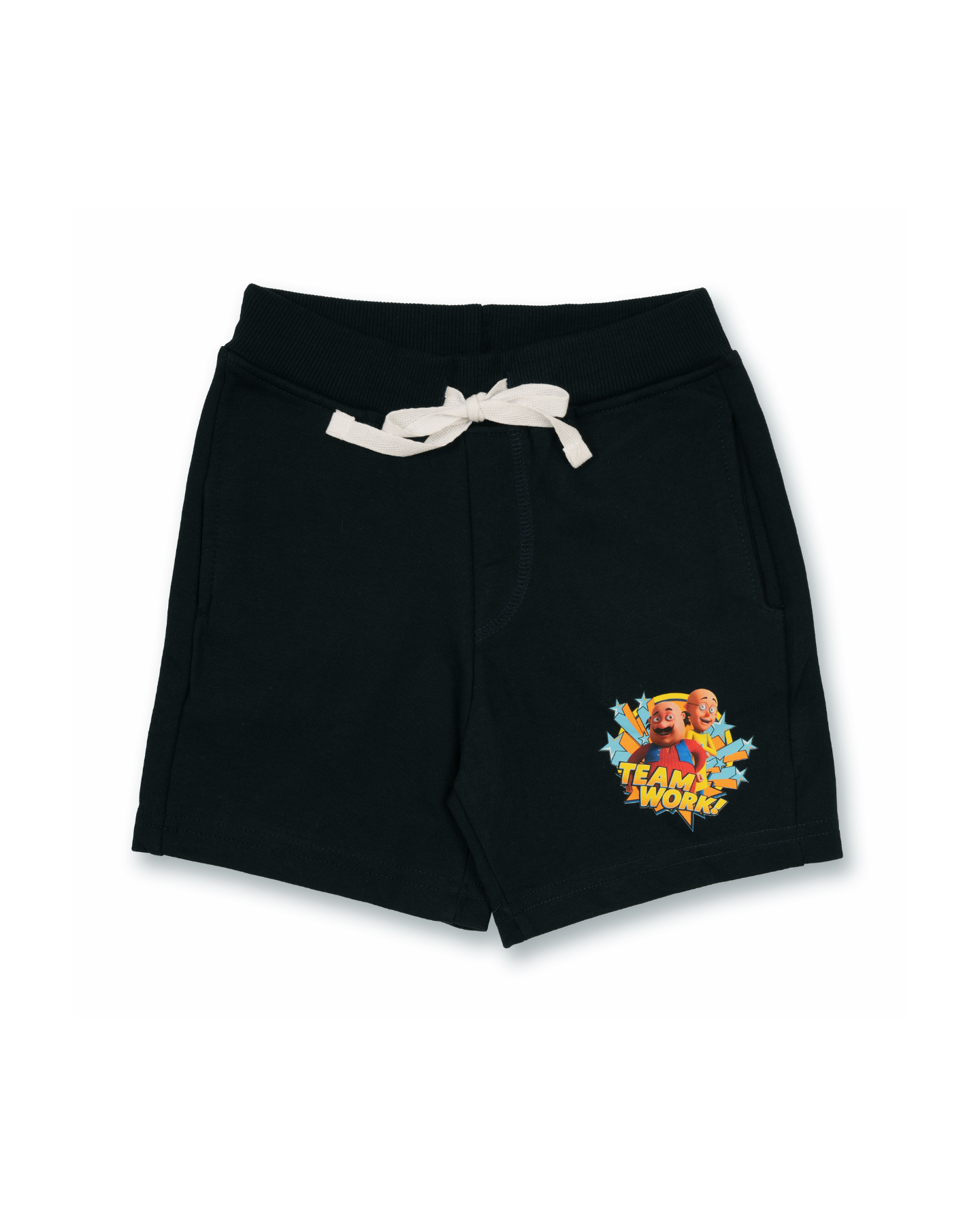 Black TMNT Heroes Kids Shorts 