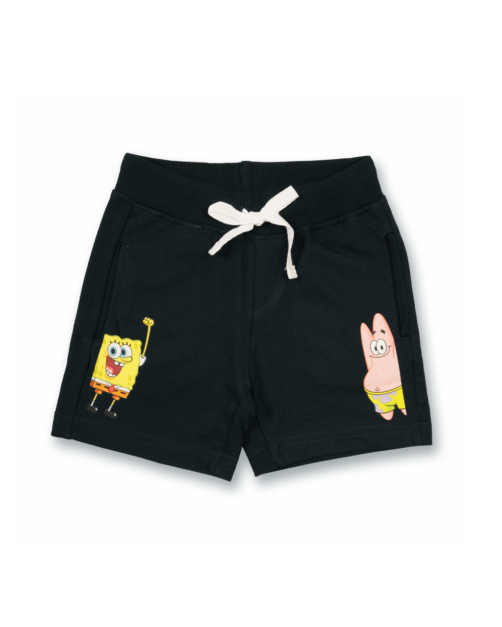 White SpongeBob “Smart Squad” Kids Shorts
