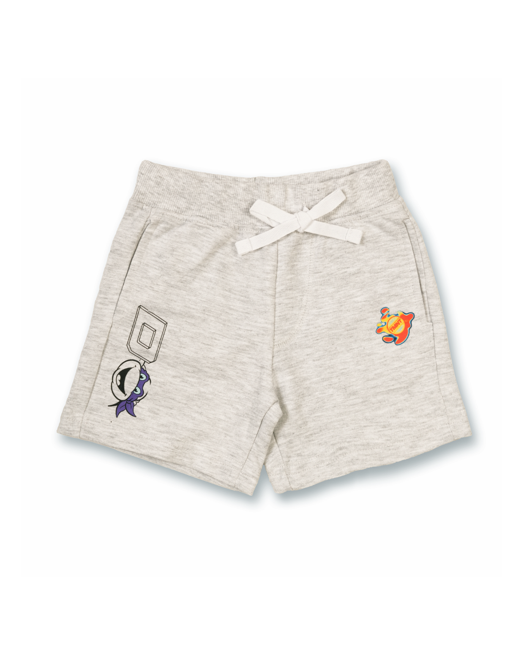 White SpongeBob “BFF” Kids Shorts 