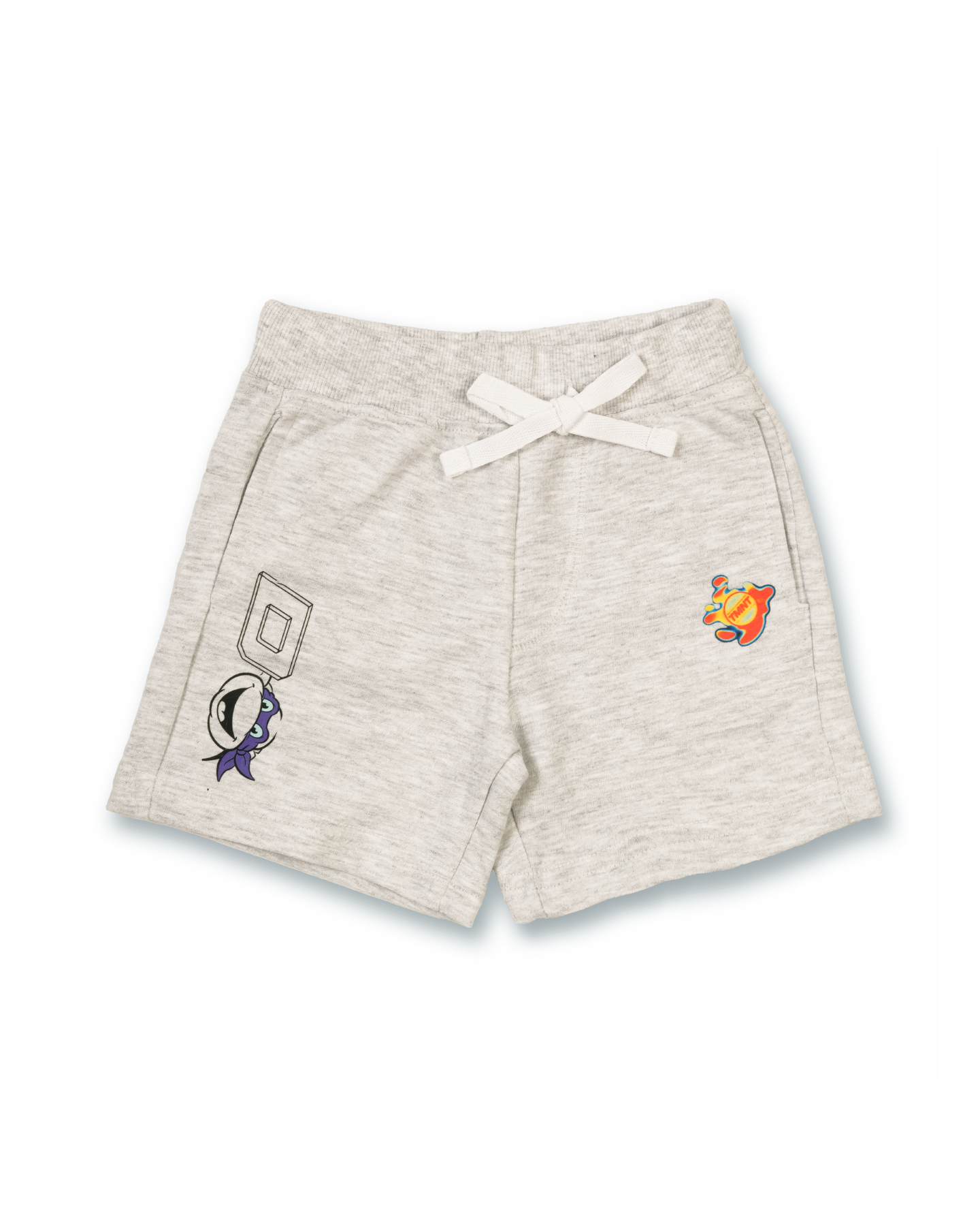 White SpongeBob “BFF” Kids Shorts 