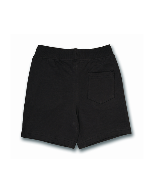 Black SpongeBob Neon Graphic Kids Shorts 