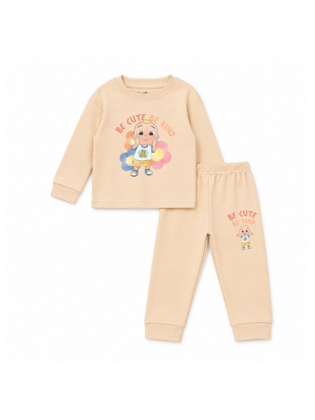 JJ Be Cute Be Kind Baby Full Sleeve T-Shirt & Pant Set – CoComelon©