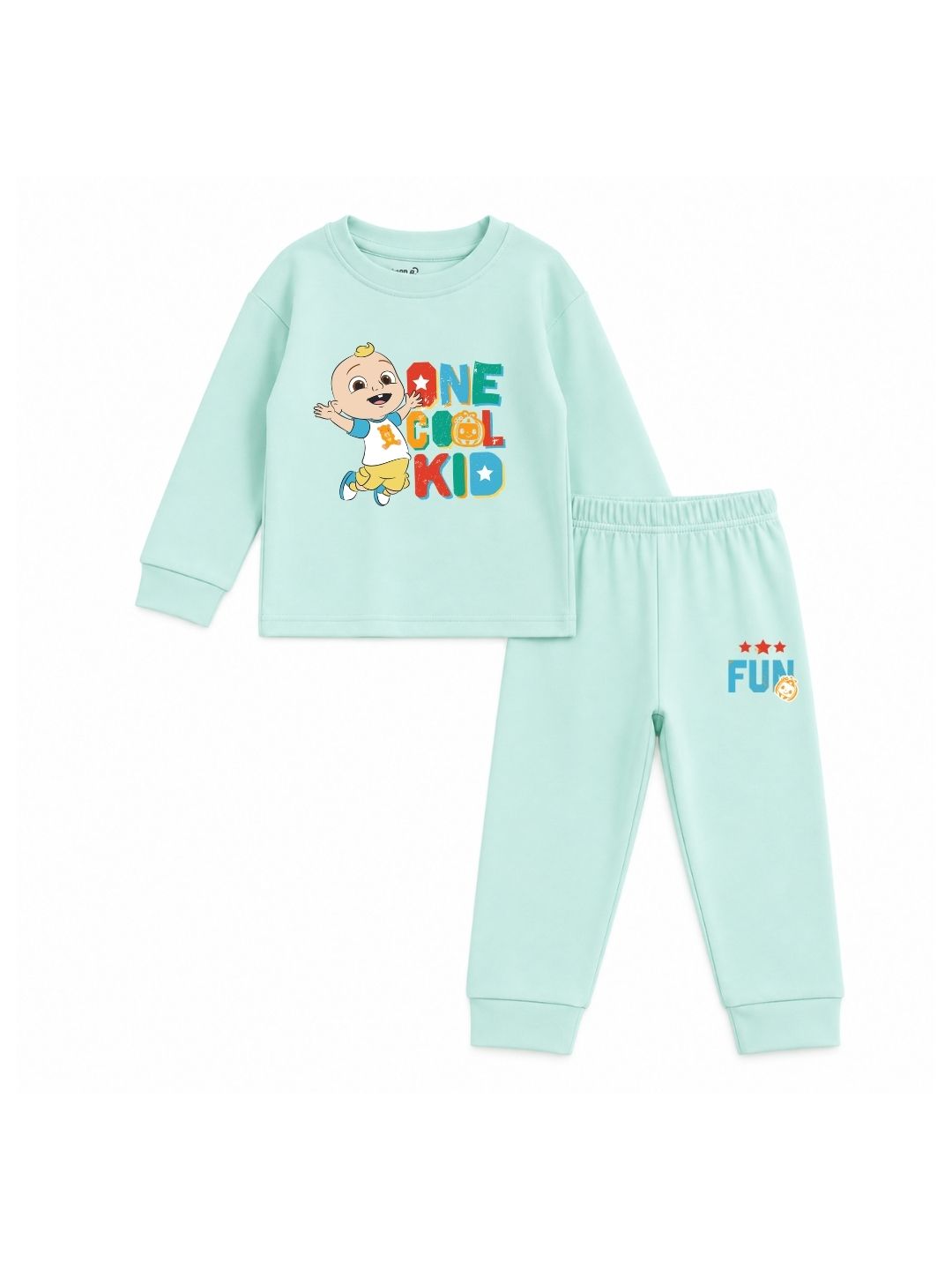JJ One Cool Kid Baby Full Sleeve T-Shirt & Pant Set – CoComelon©