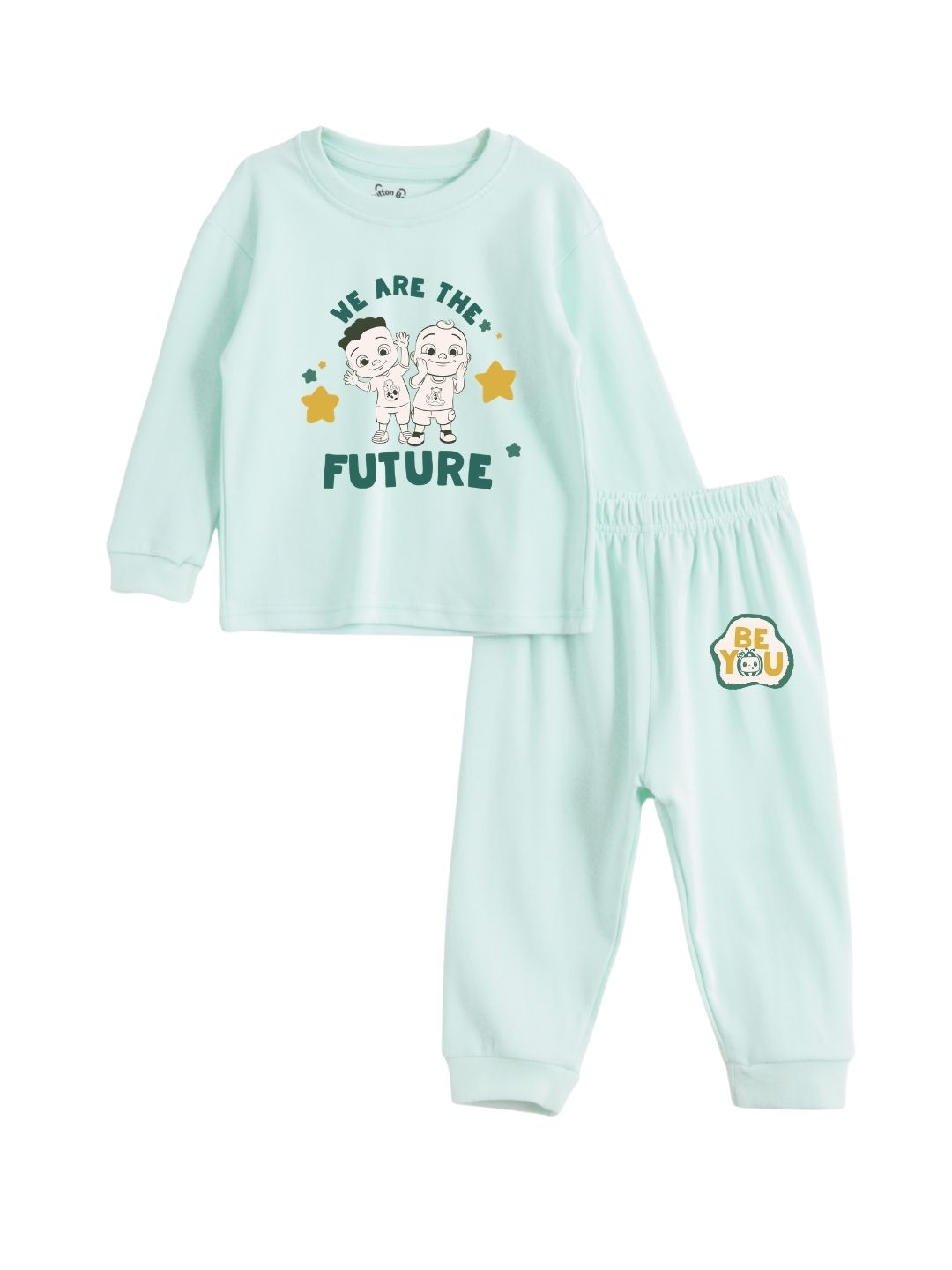 JJ & Cody Future Stars Baby Full Sleeve T-Shirt & Pant Set – CoComelon©