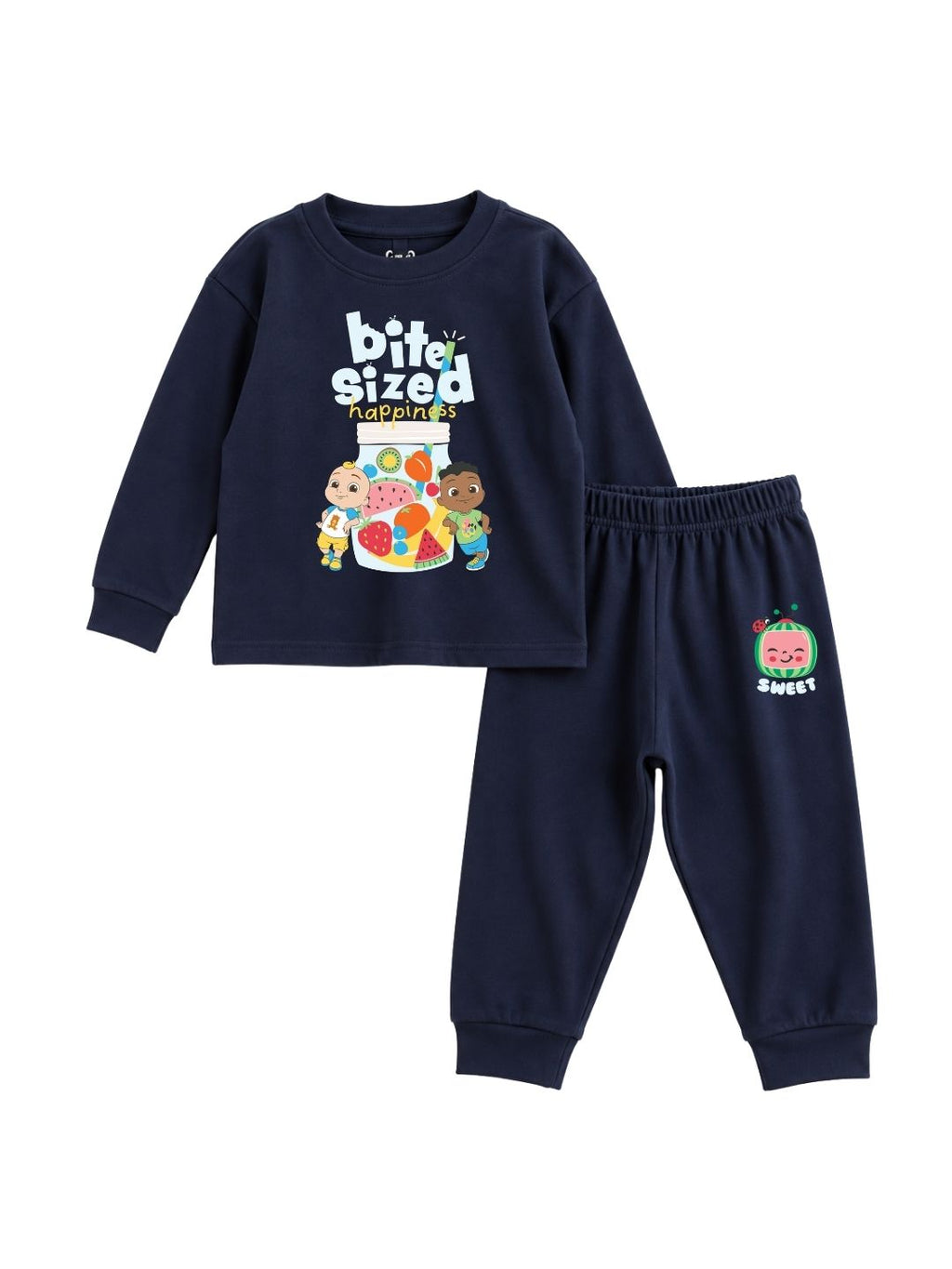 JJ Bite Sized Happiness Baby Full Sleeve T-Shirt & Pant Set – CoComelon©