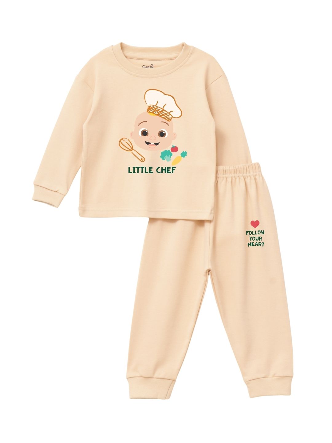JJ Little Chef Baby Full Sleeve T-Shirt & Pant Set – CoComelon©