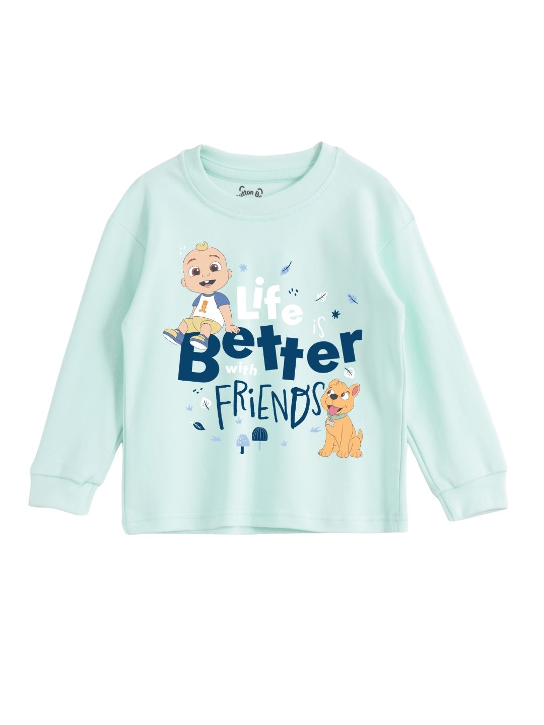 Better With Friends Baby Full Sleeve T-Shirt & Pant Set – CoComelon©