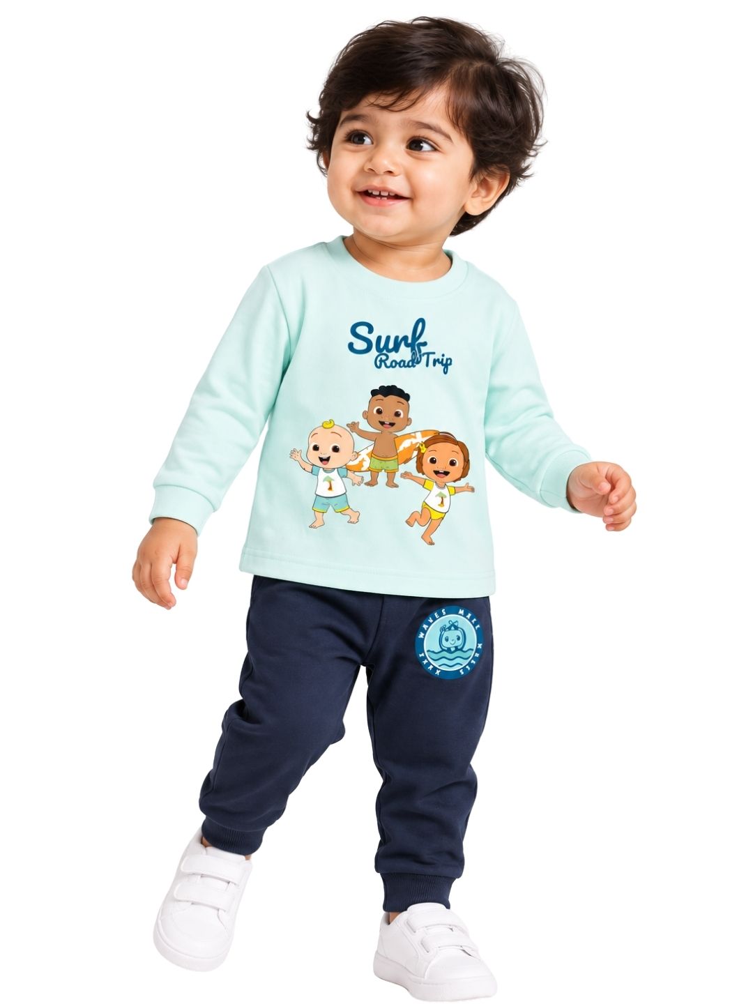 Surf Road Trip Baby Full Sleeve T-Shirt & Pant Set – CoComelon©