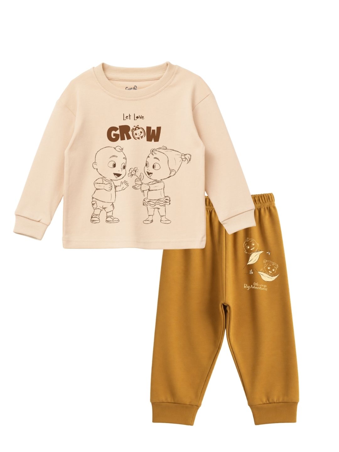 Let Love Grow Baby Full Sleeve T-Shirt & Pant Set – CoComelon©