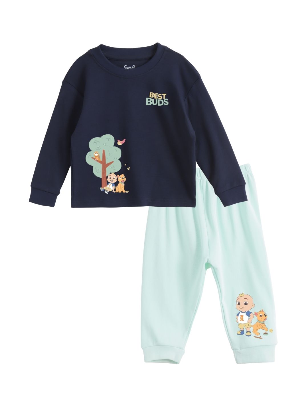 Best Buds Baby Full Sleeve T-Shirt & Pant Set – CoComelon©