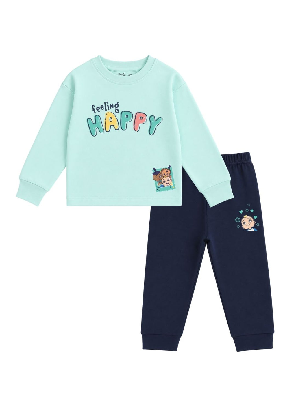 Feeling Happy Baby Full Sleeve T-Shirt & Pant Set – CoComelon©
