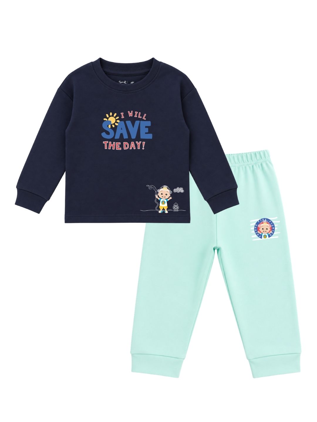 Save the Day Baby Full Sleeve T-Shirt & Pant Set – CoComelon©