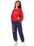 Smart Strong Girls Printed Sweatshirt & Jogger Set – Dora©