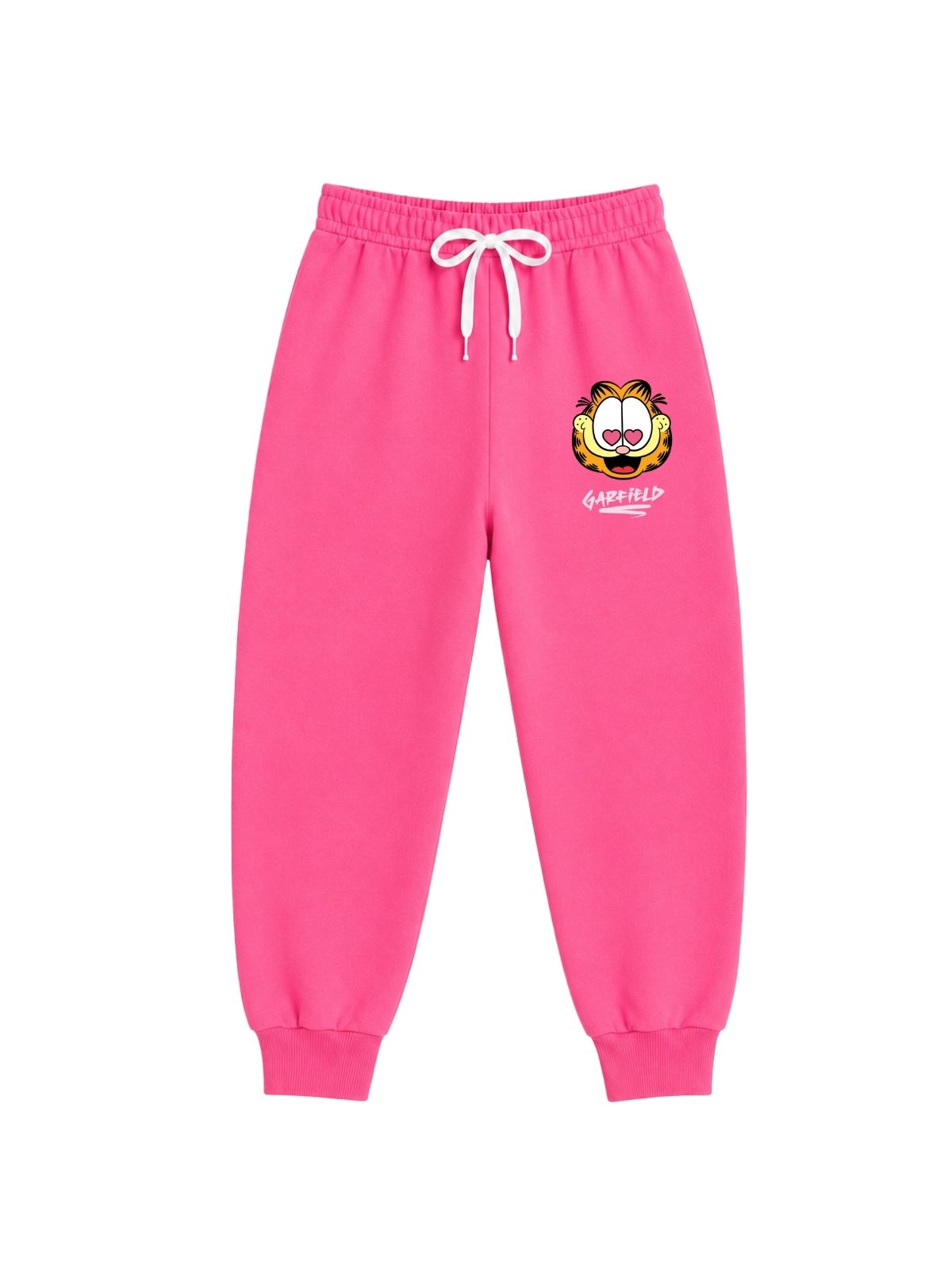 Finger Heart Girls Printed Sweatshirt & Jogger Set – Garfield©