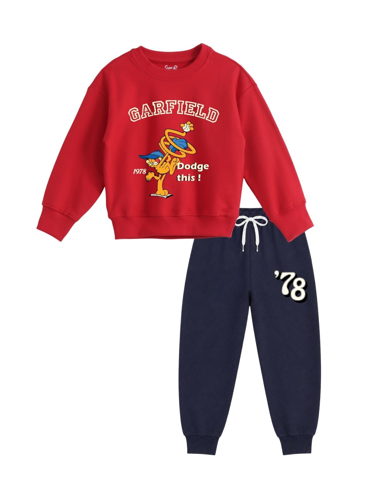 Dodge This Boys Printed Sweatshirt & Jogger Set – Garfield©