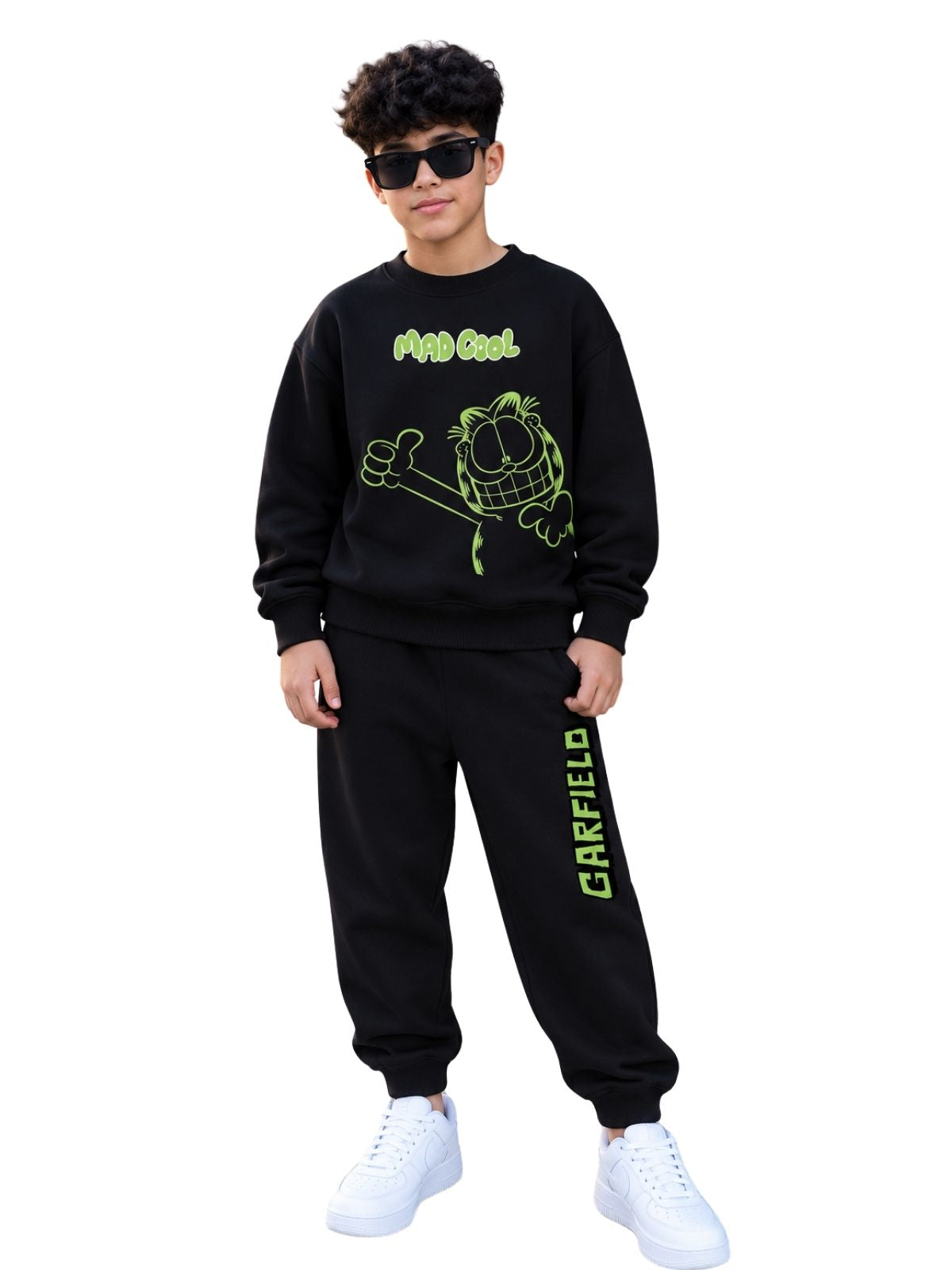 Mad Cool Boys Printed Sweatshirt & Jogger Set – Garfield©