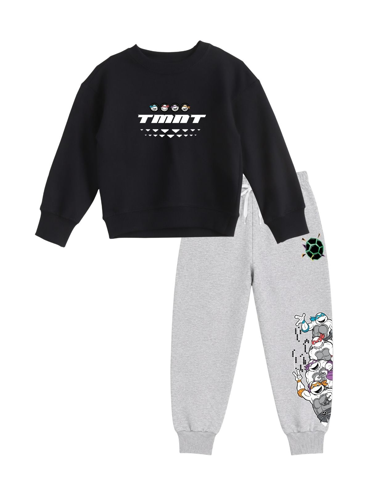 Ninja Turtle Squad Boys Printed Sweatshirt & Jogger Set – Ninja Turtles©