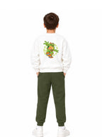 Michelangelo Mikey Style Boys Printed Sweatshirt & Jogger Set – Ninja Turtles©