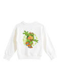 Michelangelo Mikey Style Boys Printed Sweatshirt – Ninja Turtles©