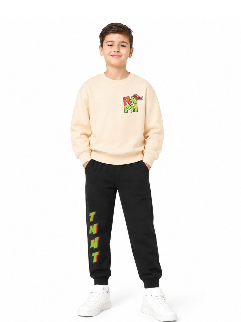 Raphael Ninja Power Boys Printed Sweatshirt & Jogger Set – Ninja Turtles©
