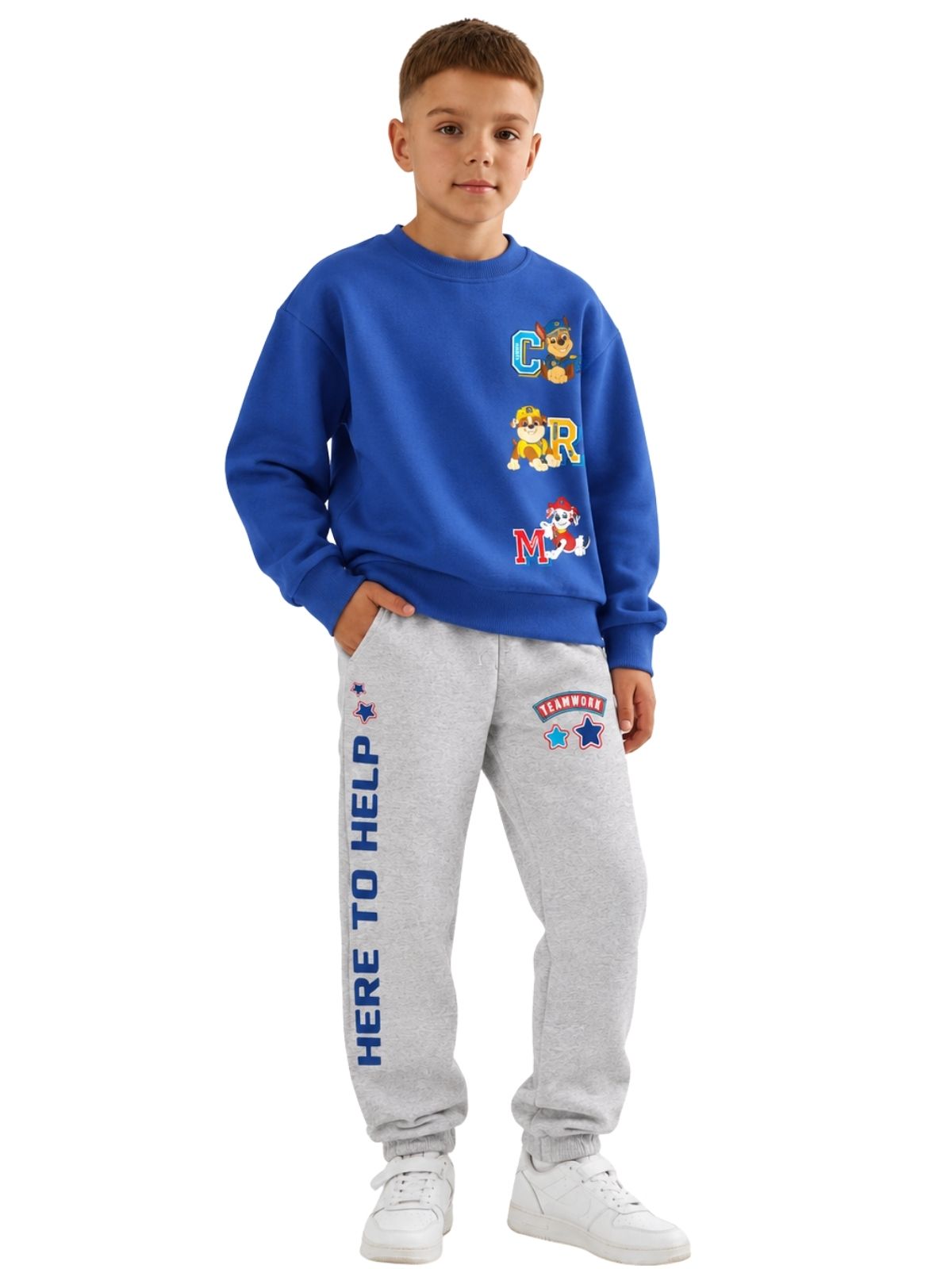 Chase Rubble Marshall Teamwork Boys Printed Sweatshirt & Jogger Set – Paw Patrol©