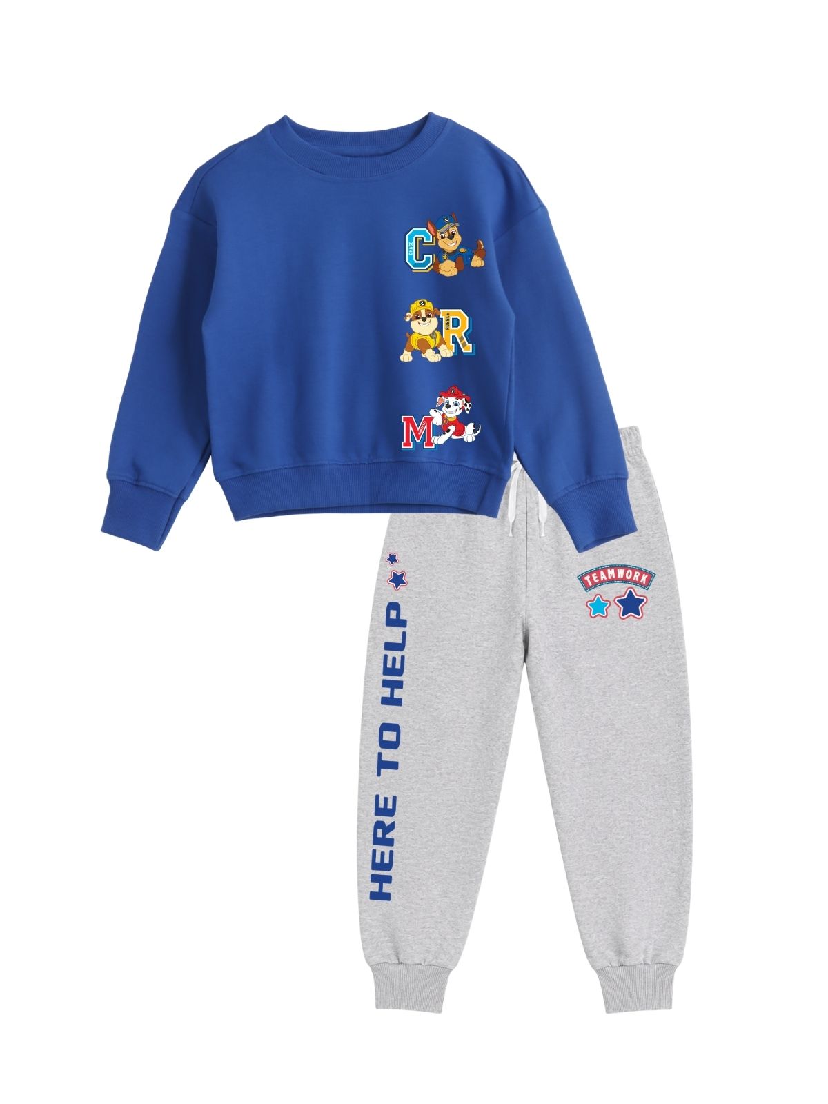 Chase Rubble Marshall Teamwork Boys Printed Sweatshirt & Jogger Set – Paw Patrol©