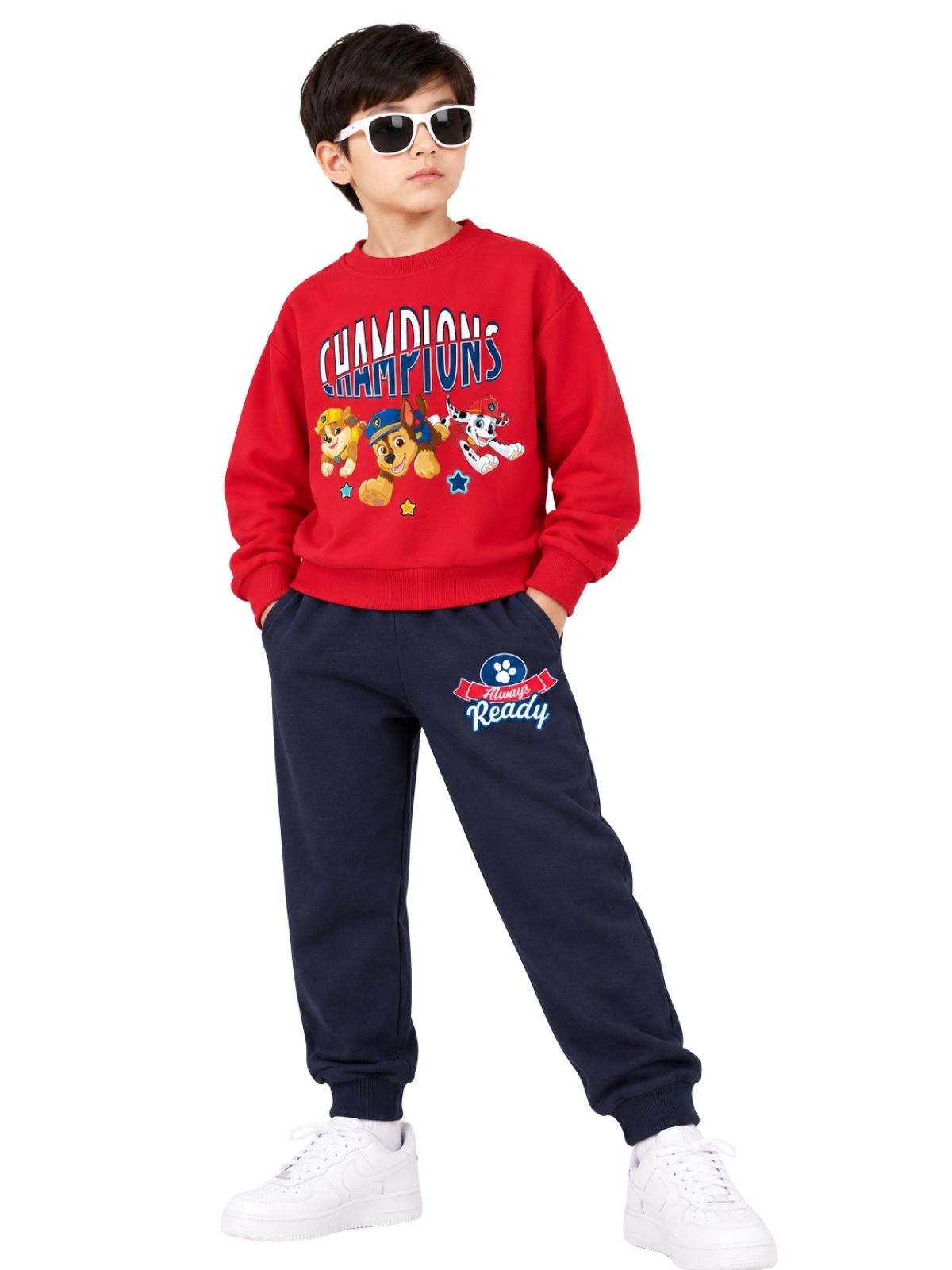 Chase Rubble Marshall Champions Boys Printed Sweatshirt & Jogger Set – Paw Patrol©