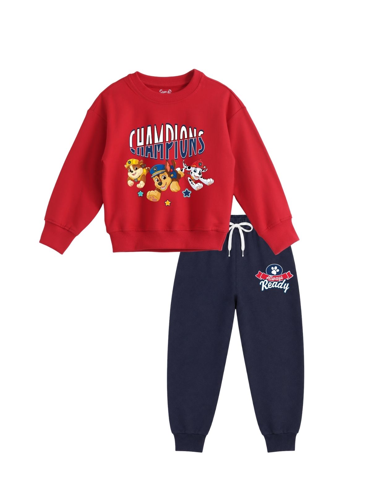 Chase Rubble Marshall Champions Boys Printed Sweatshirt & Jogger Set – Paw Patrol©