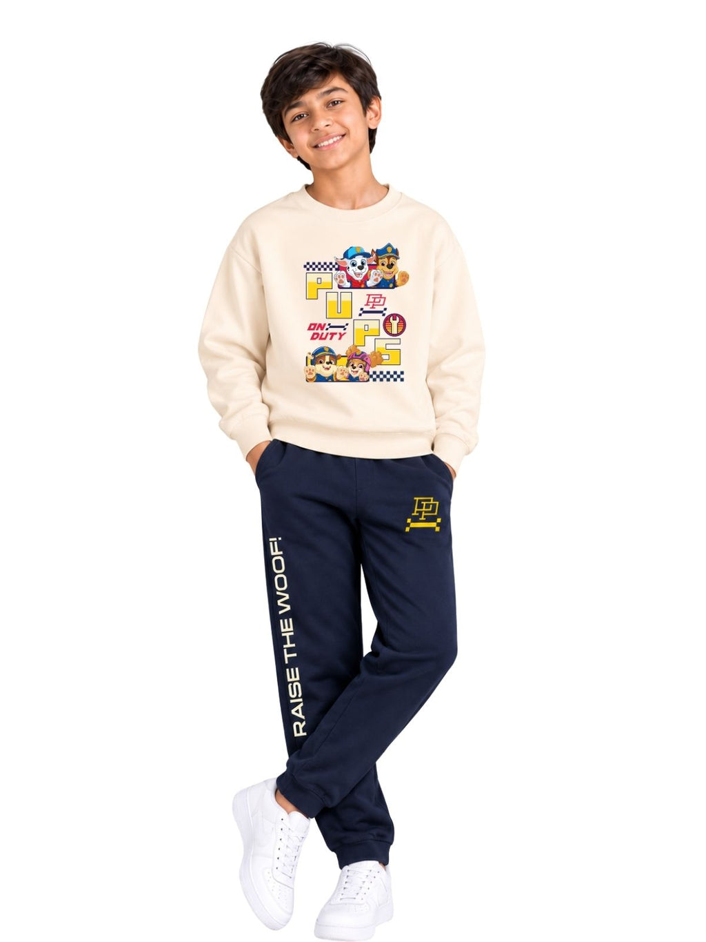 Pups on Duty Boys Printed Sweatshirt & Jogger Set – Paw Patrol©