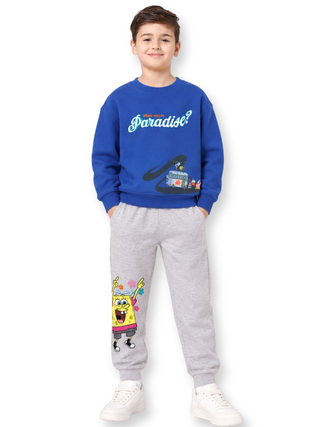 Which Way to Paradise Boys Printed Sweatshirt & Jogger Set – SpongeBob©