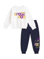 SquarePants Girls Logo Print Sweatshirt & Jogger Set – SpongeBob©