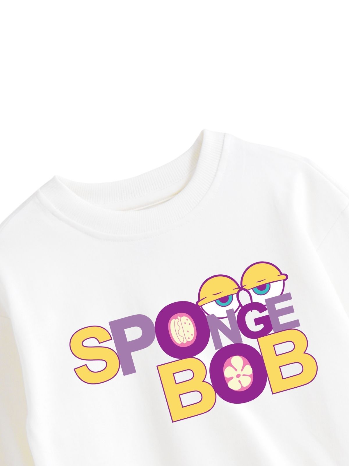 SquarePants Girls Logo Print Sweatshirt & Jogger Set – SpongeBob©