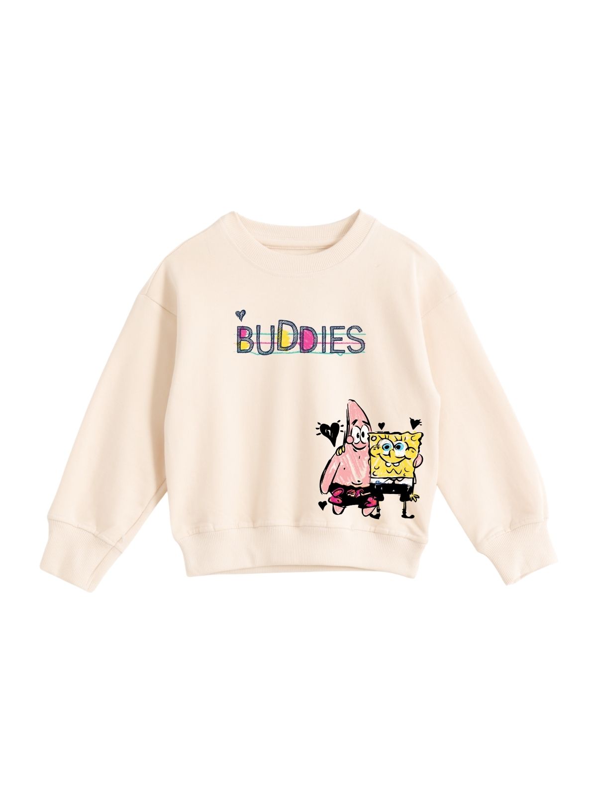SpongeBob & Patrick Best Buddies Girls Printed Sweatshirt & Jogger Set – SpongeBob©
