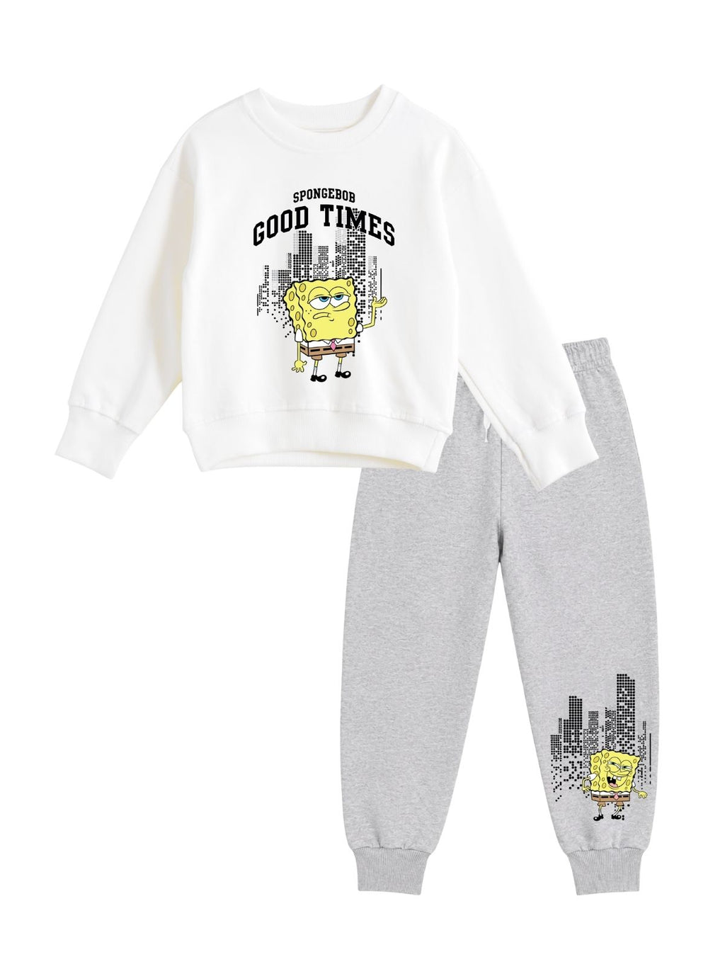 Good Times Boys Printed Sweatshirt & Jogger Set – SpongeBob©