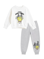 Good Times Boys Printed Sweatshirt & Jogger Set – SpongeBob©