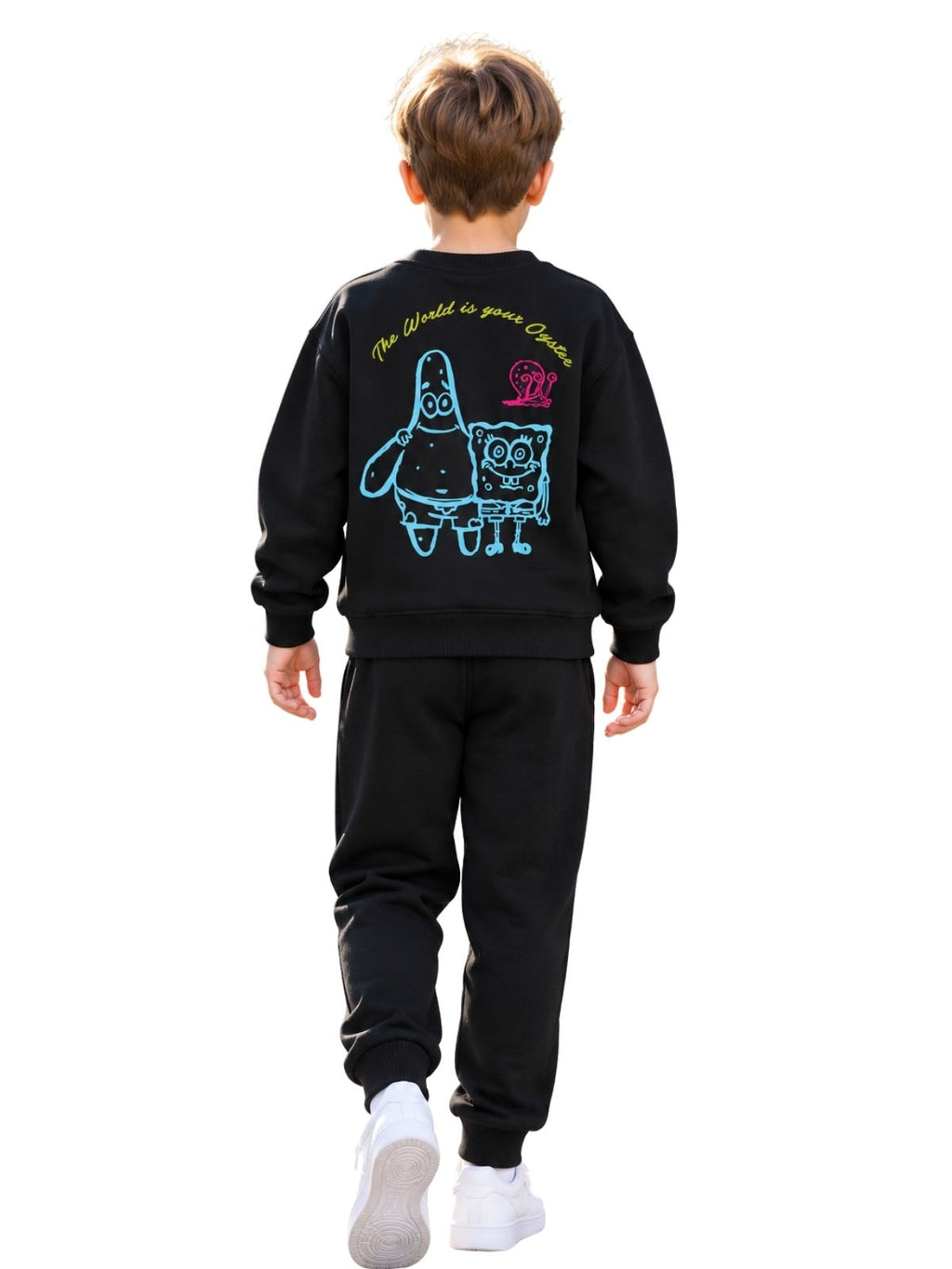 You Look Fabulous Boys Printed Sweatshirt & Jogger Set – SpongeBob©