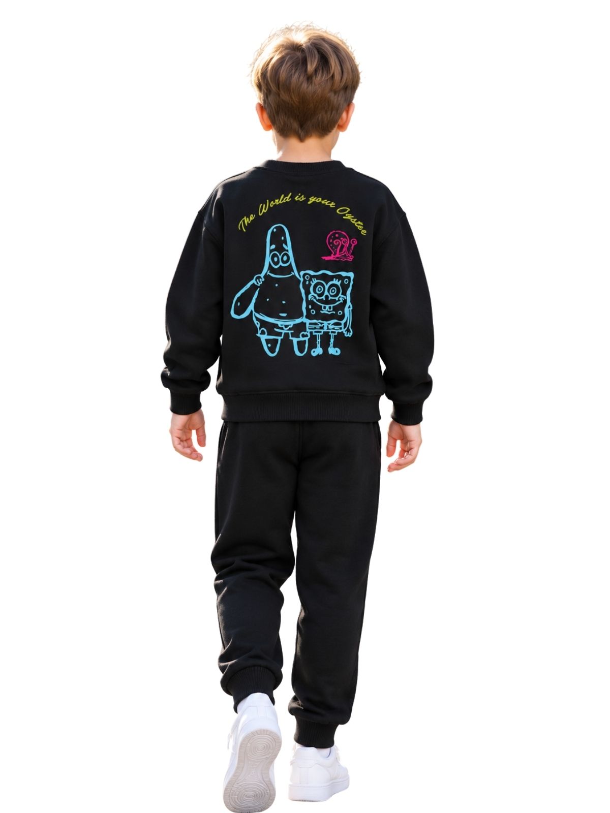 You Look Fabulous Boys Printed Sweatshirt & Jogger Set – SpongeBob©