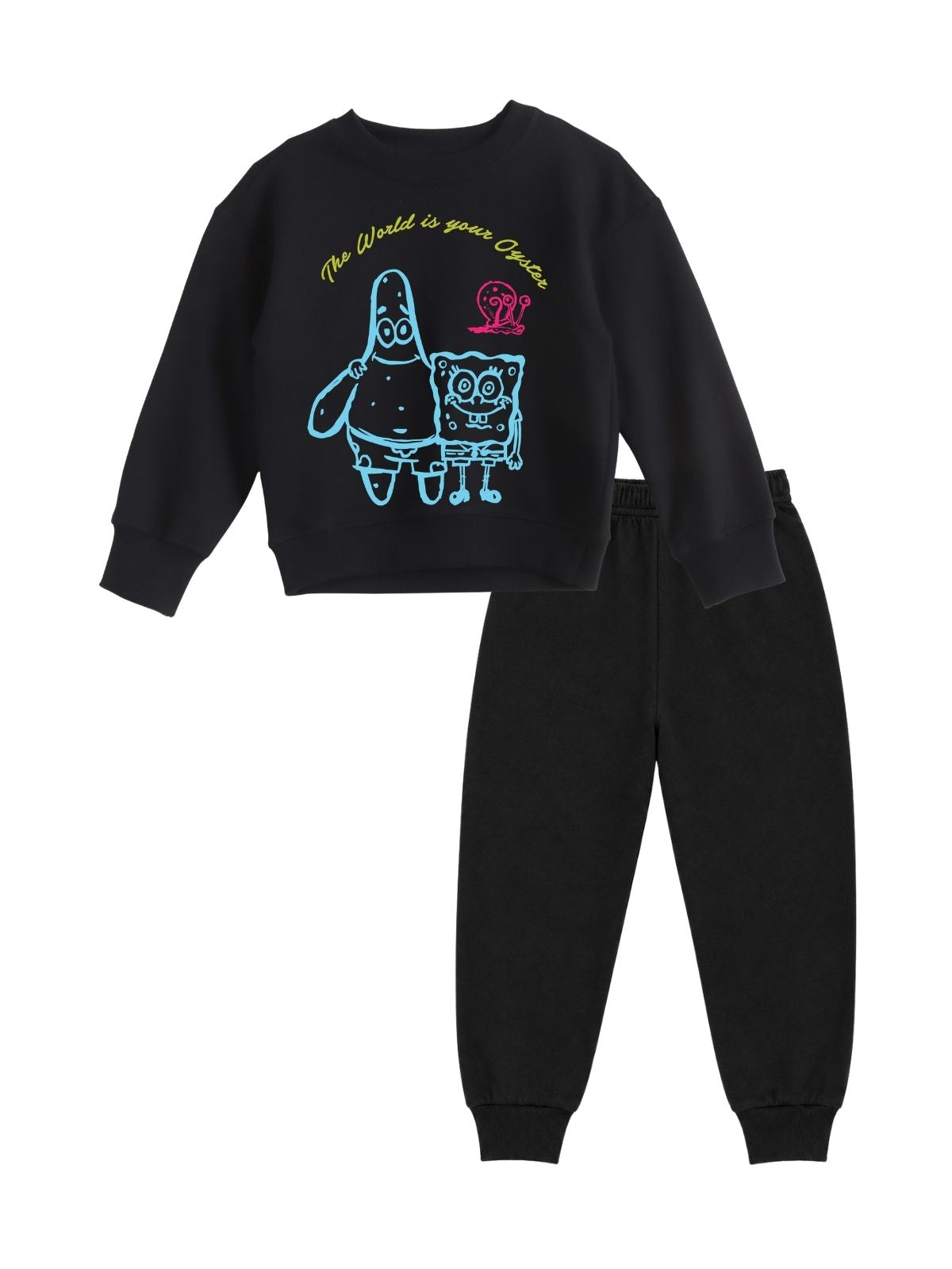 You Look Fabulous Boys Printed Sweatshirt & Jogger Set – SpongeBob©