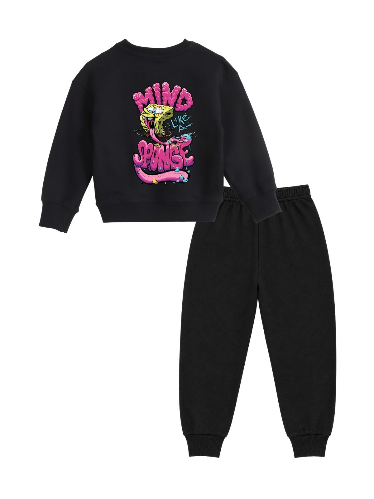 Colorful Logo Boys Printed Sweatshirt & Jogger Set – SpongeBob©