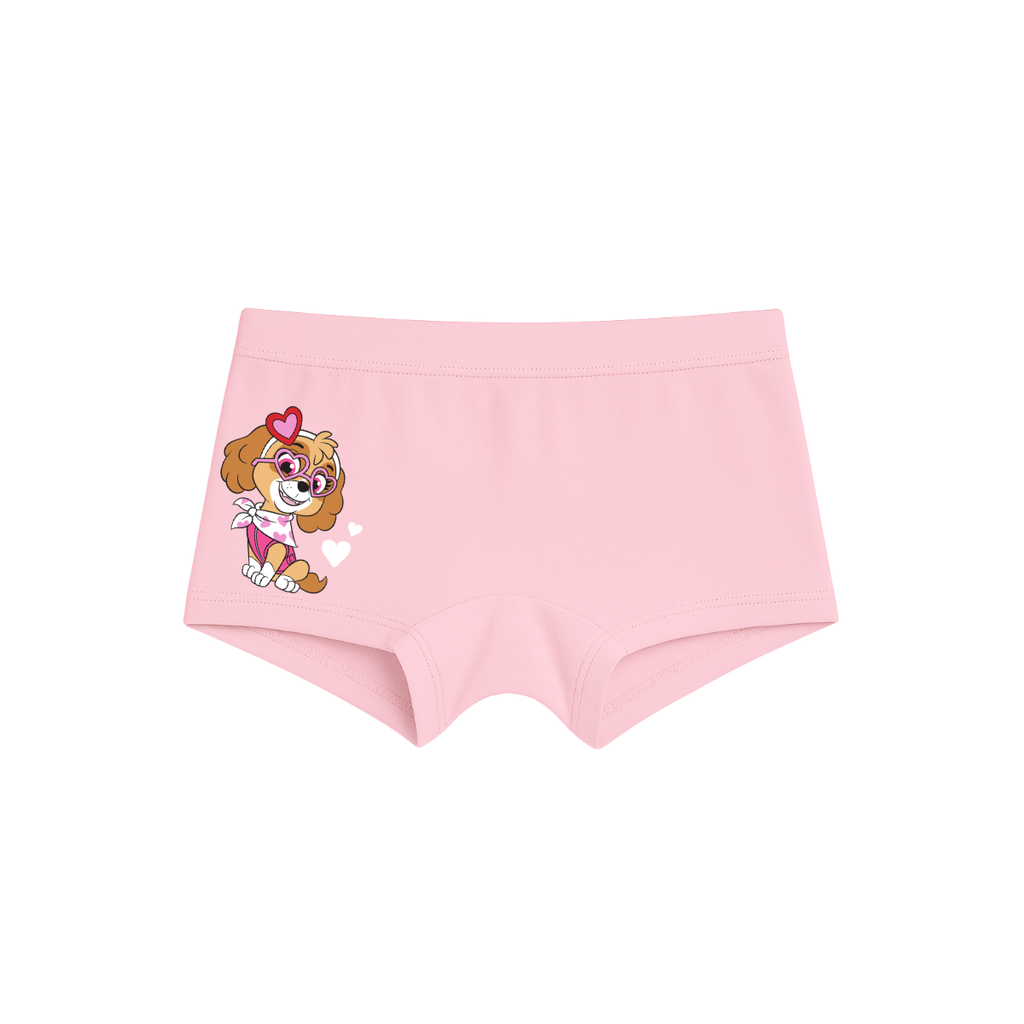 Skye Paw Patrol Cute Heart Pose Cartoon Printed Girls Panty