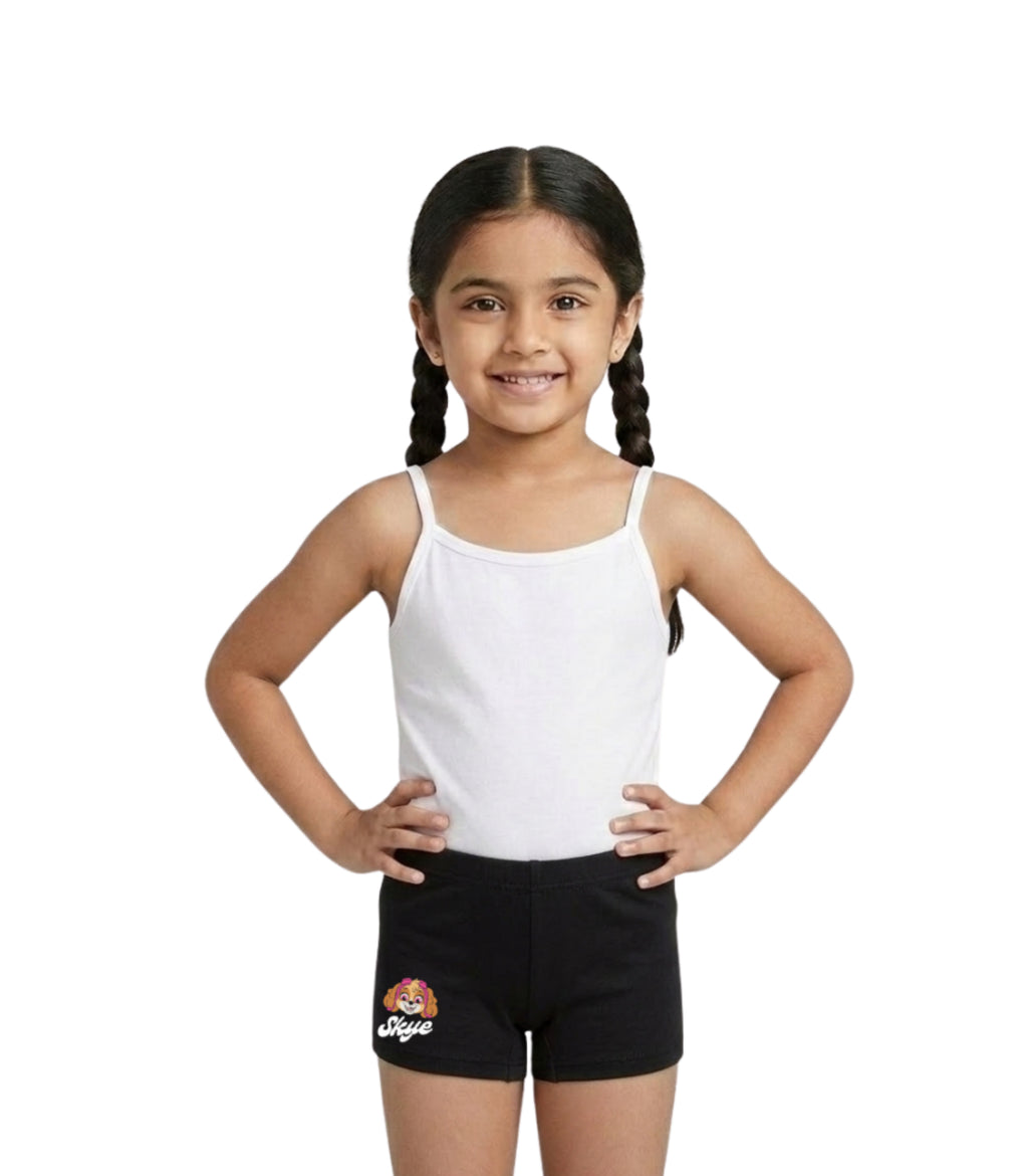 Skye Paw Patrol Logo Cute Face Cartoon Printed Girls Panty