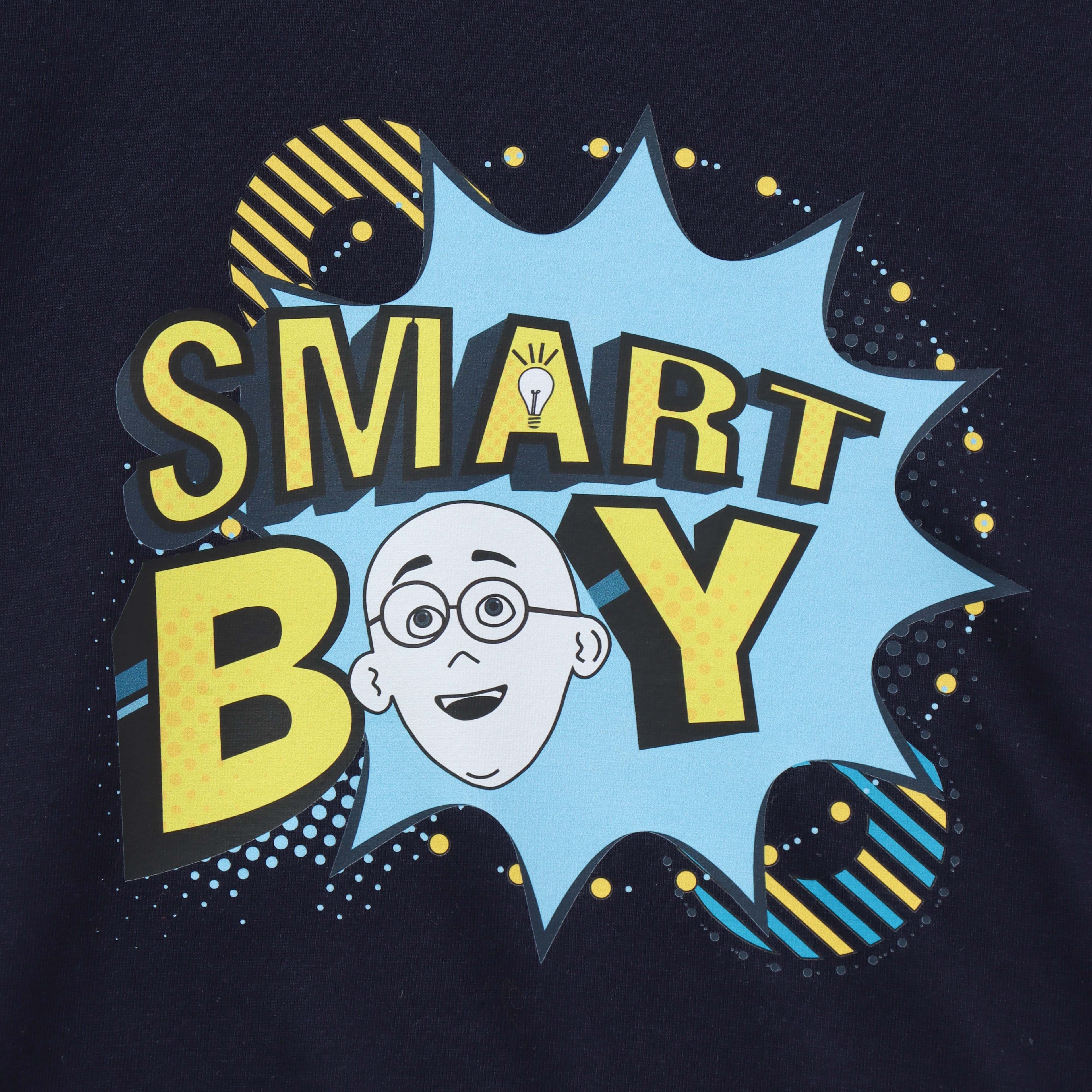 Smart Boy Comic Style Kids T-Shirt – Motu Patlu
