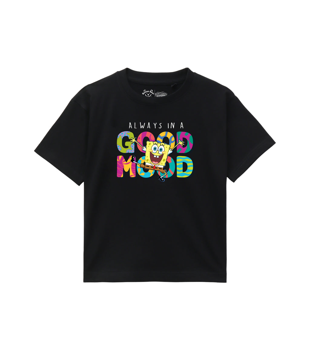 SpongeBob Good Mood Print Kids T-Shirt