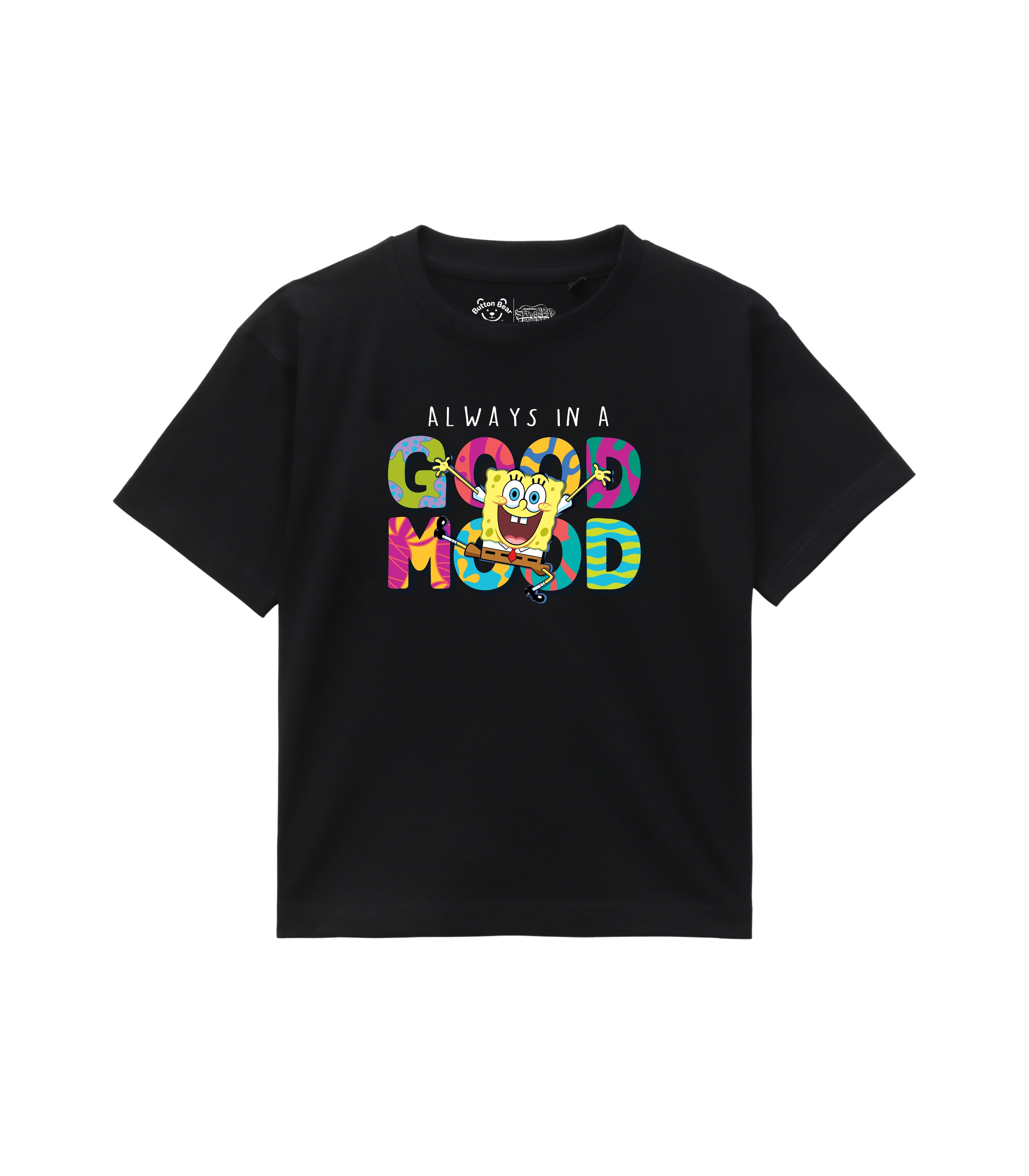 SpongeBob Good Mood Print Kids T-Shirt