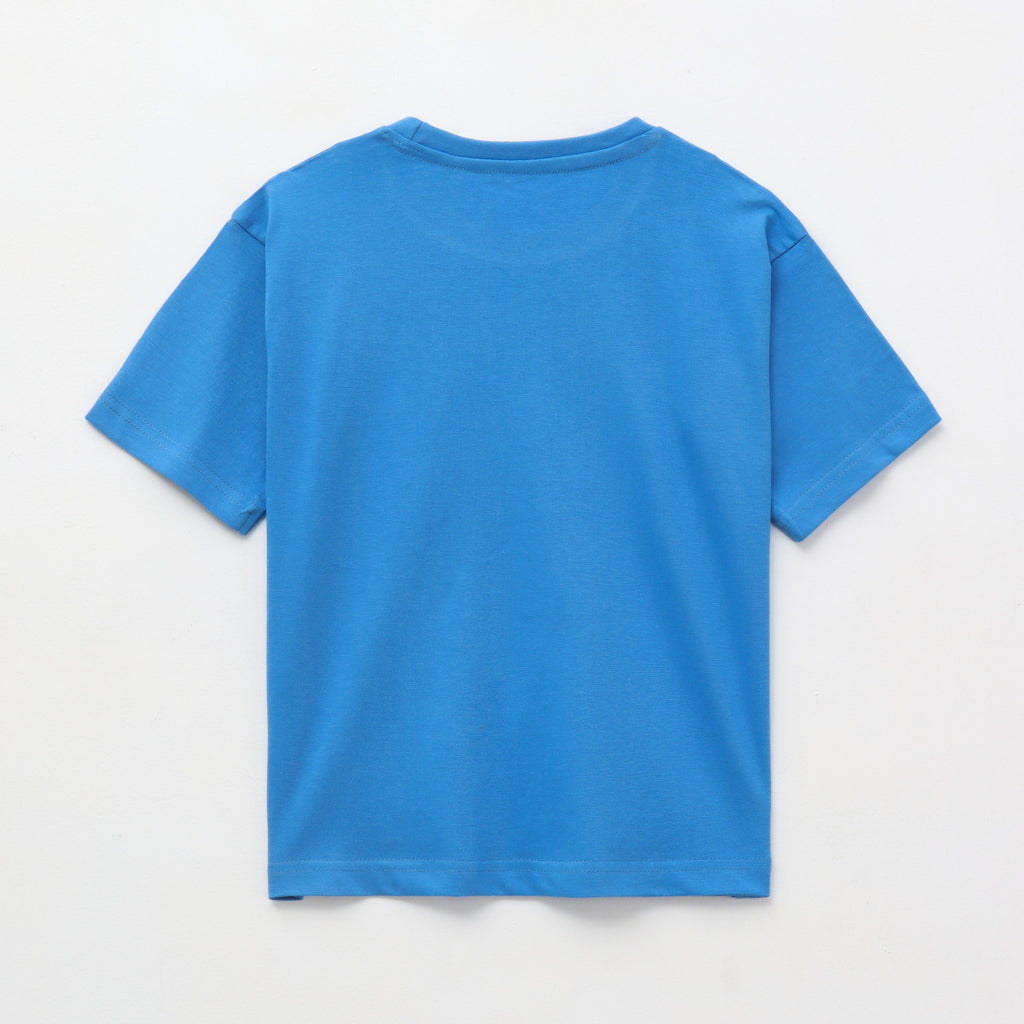 SpongeBob “Having a Swell Time” Cartoon Print Kids T-Shirt